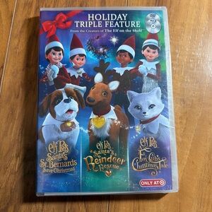 Elf Pets Holiday Triple Feature DVD Elf on the Shelf New Sealed